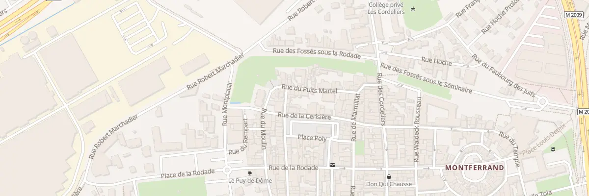 Plan du 16 Rue d’Aline à Clermont-Ferrand