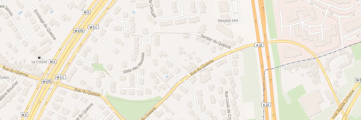 Plan du 255 Rue du Quesne à Marcq-en-Barœul