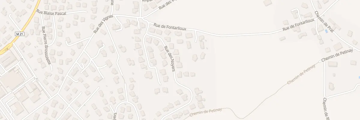 Plan du 62 Rue des Noyers à Romagnat