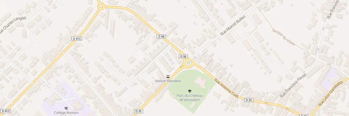 Plan du 3 Rue du Calvaire à Waziers