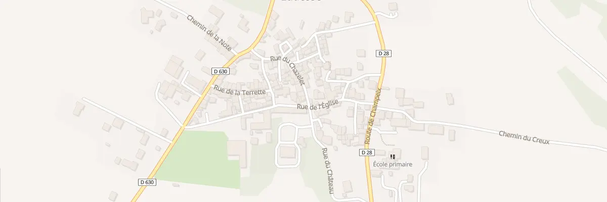 Plan du 1 Rue du Chazelet à Ludesse
