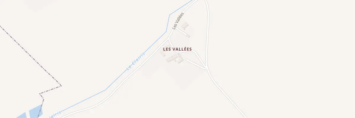 Plan du 93 Les Vallees à Vernoy