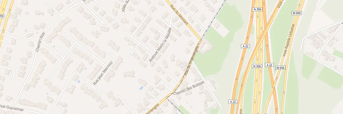 Plan du 109 Rue de l’Herrengrie à Marcq-en-Barœul