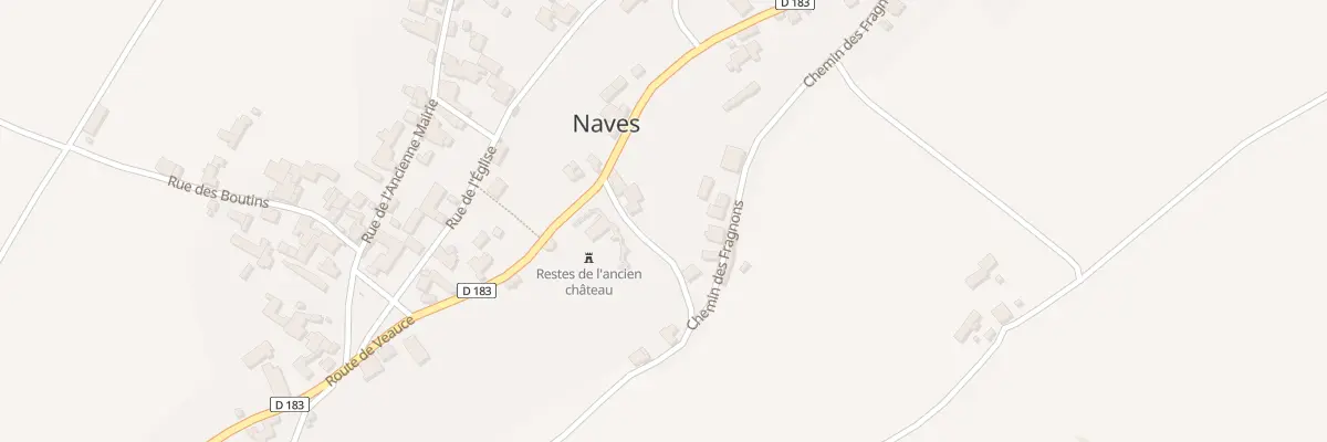 Plan du 1 Che de la Fontaine à Naves