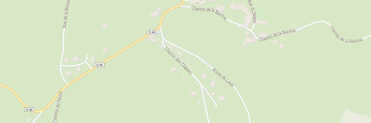 Plan du 78 Le Barry à Alleuze