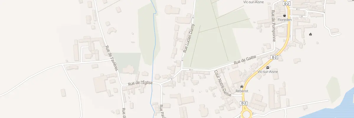 Plan du 5 Rue Lucien Damy à Vic-sur-Aisne