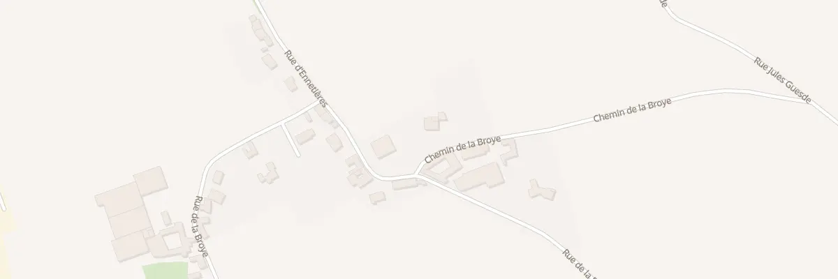 Plan du 10 Rue de la Broye à Ennevelin