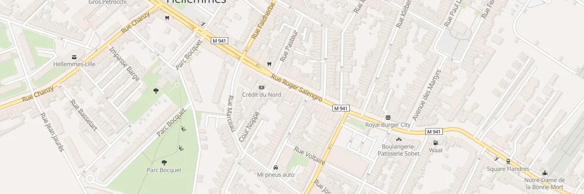 Plan du 212 Rue Roger Salengro à Lille