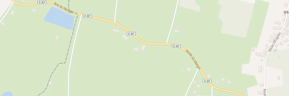 Plan du 499 Rte du Margat à Parigny-les-Vaux