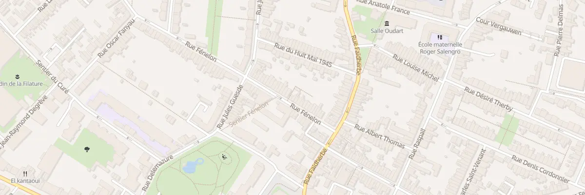 Plan du 34 Rue Fenelon Hellemmes à Lille