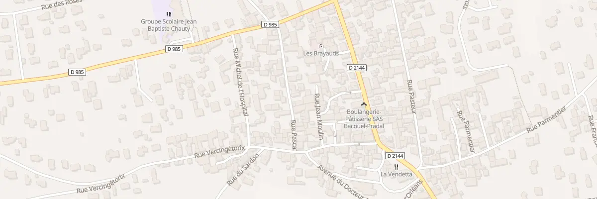 Plan du 7 Rue Pascal à Saint-Bonnet-près-Riom