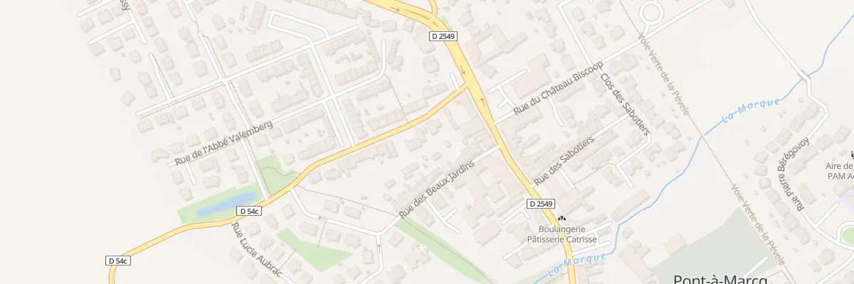Plan du 6 Rue des Anciens Combattants à Pont-à-Marcq