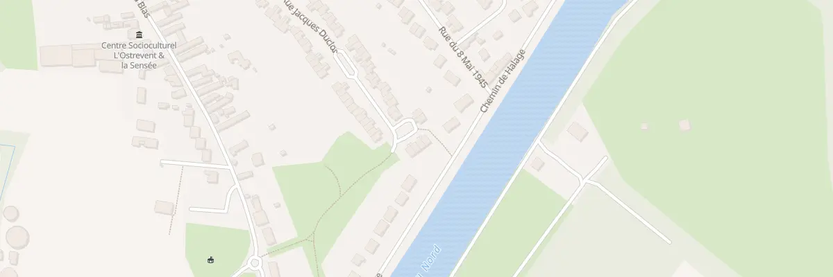 Plan du 57 Rue Jacques Duclos à Arleux