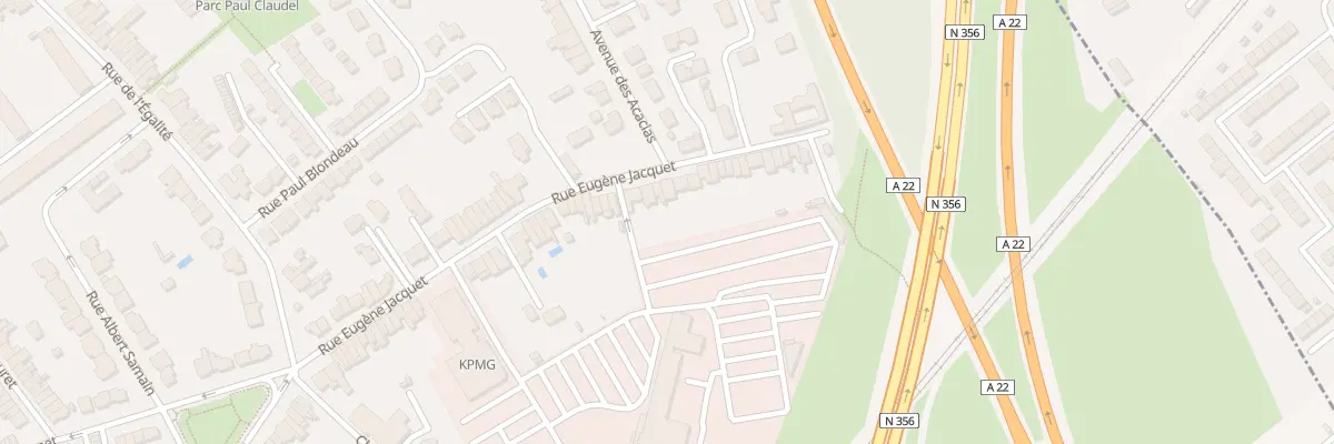 Plan du 94B Rue Eugène Jacquet à Marcq-en-Barœul