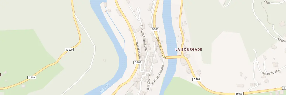 Plan du 23 Rue du Chateau des Hermaux à Saint-Laurent-d’Olt