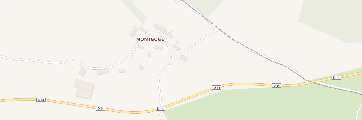 Plan du 230 Montgoge à Decize