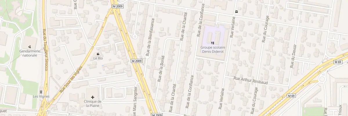 Plan du 21 Rue de la Charite à Clermont-Ferrand