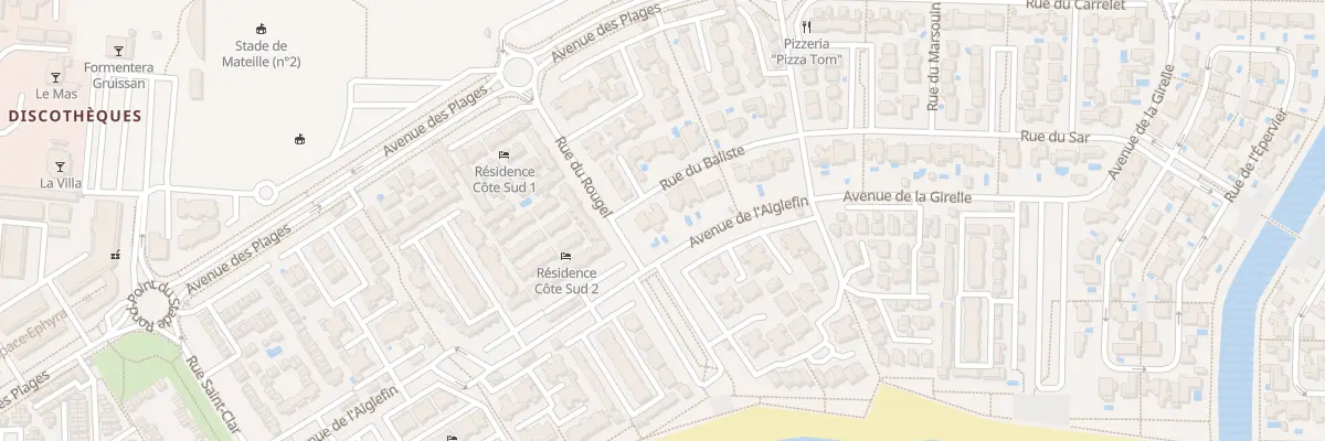 Plan du 4 Rue du Baliste à Gruissan