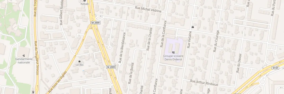 Plan du 29 Rue de la Charite à Clermont-Ferrand