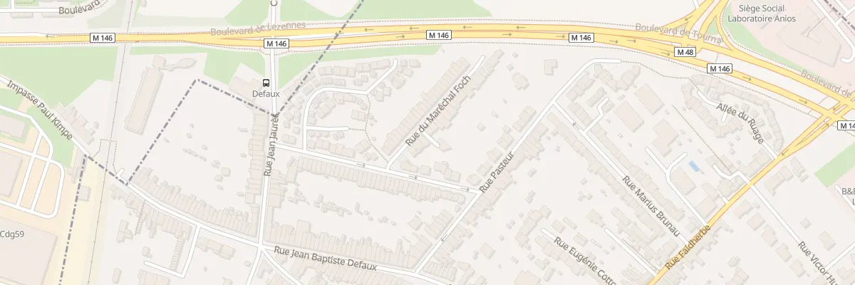 Plan du 18 Rue du Mal Foch à Lezennes