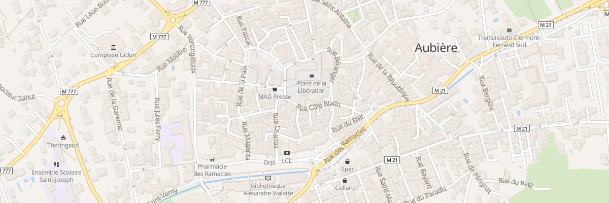 Plan du 11B Rue Cote Blatin à Aubière