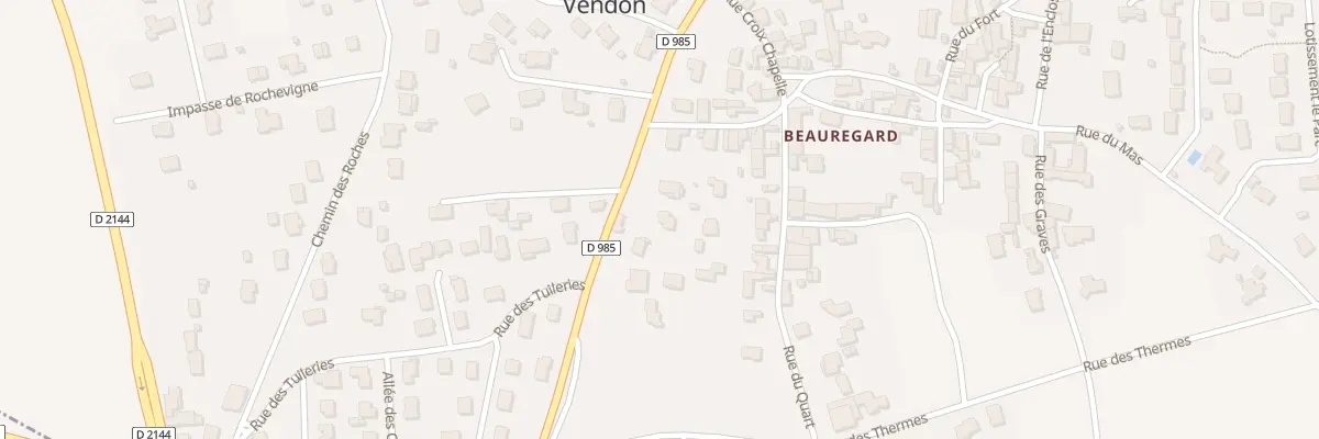 Plan du 20 Rte de St Myon à Beauregard-Vendon