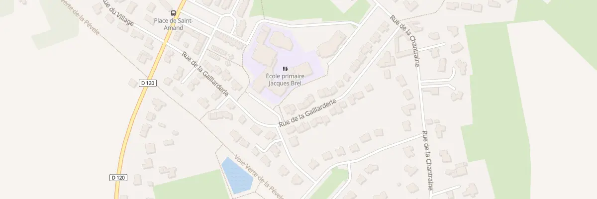 Plan du 255 Rue de la Gaillarderie à Mérignies