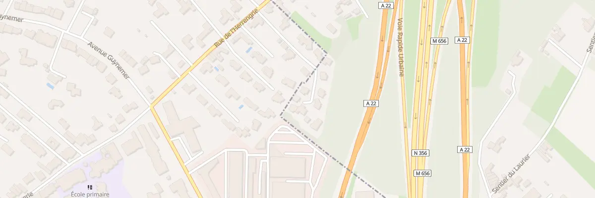 Plan du 8B All l’Herrengrie à Wasquehal