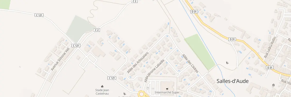 Plan du 23 All des Arbousiers à Salles-d’Aude