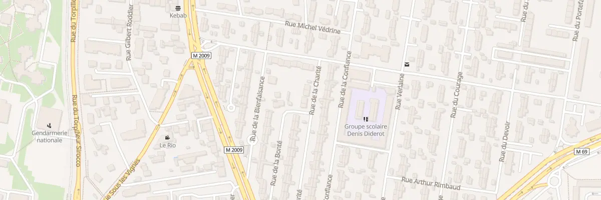 Plan du 31 Rue de la Charite à Clermont-Ferrand