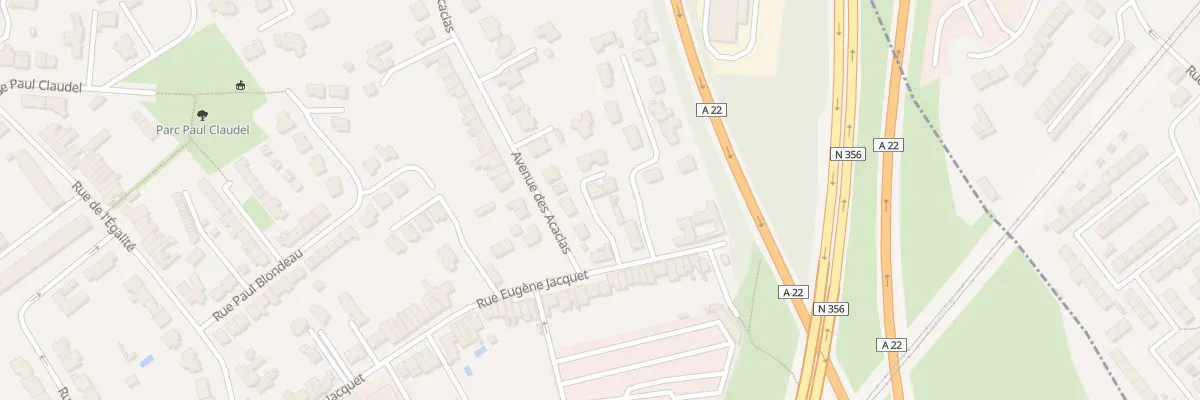 Plan du 165D Rue Eugène Jacquet à Marcq-en-Barœul