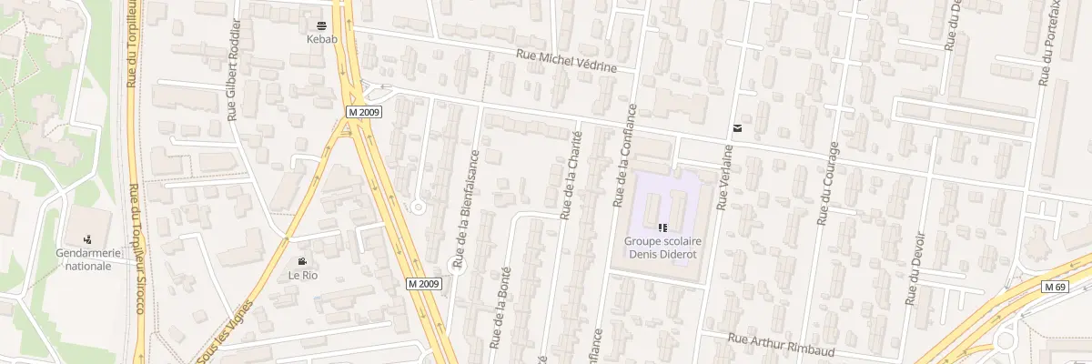 Plan du 33 Rue de la Charite à Clermont-Ferrand