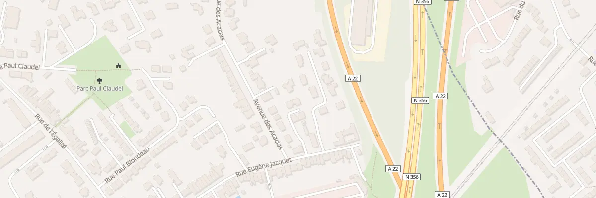 Plan du 165B Rue Eugène Jacquet à Marcq-en-Barœul