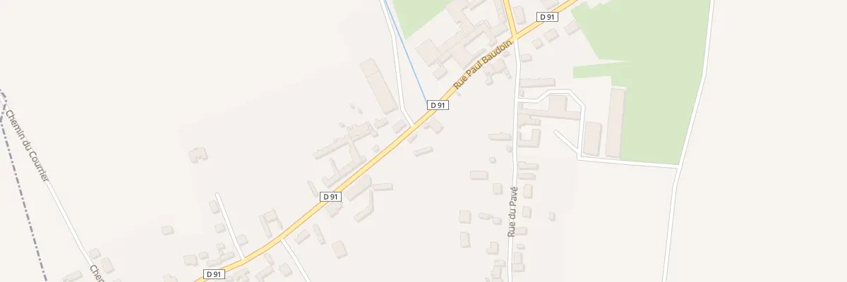 Plan du 380 Rue Paul Baudoin à Villeselve
