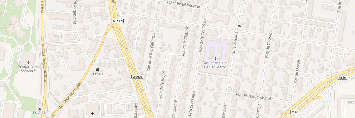 Plan du 27 Rue de la Charite à Clermont-Ferrand