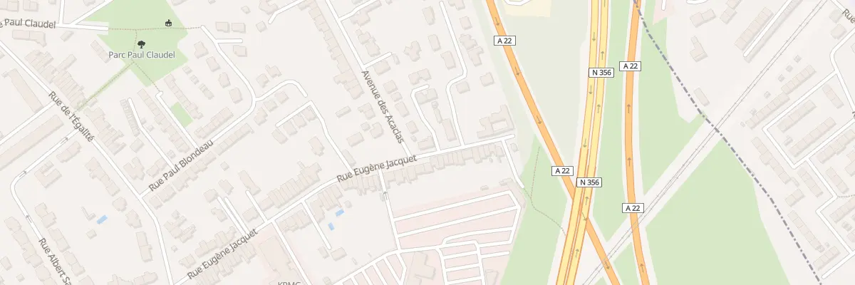 Plan du 163 Rue Eugène Jacquet à Marcq-en-Barœul