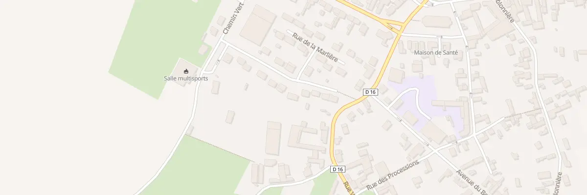 Plan du 16 Rue du Château à Bourlon