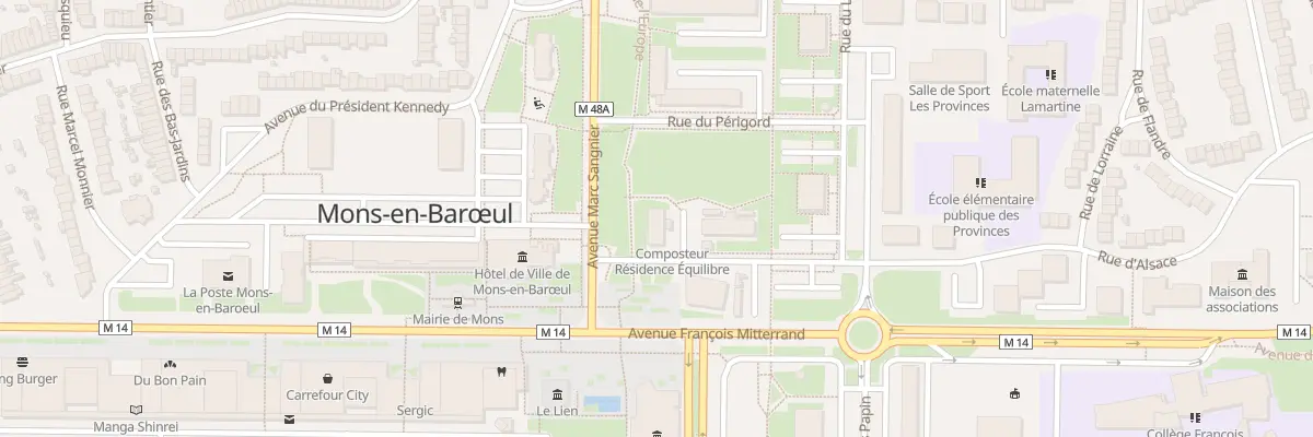 Plan du 2 Rue des Ardennes à Mons-en-Barœul