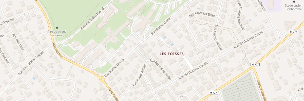 Plan du 40 Rue Marcel Michelin à Aubière