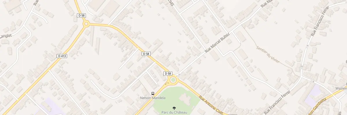 Plan du 12B Rue Maurice Facon à Waziers