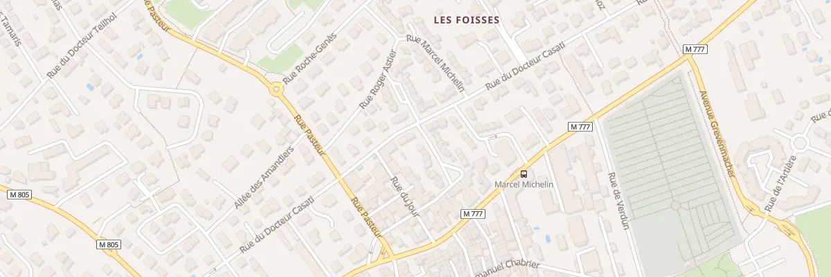 Plan du 26 Rue du Docteur Casati à Aubière