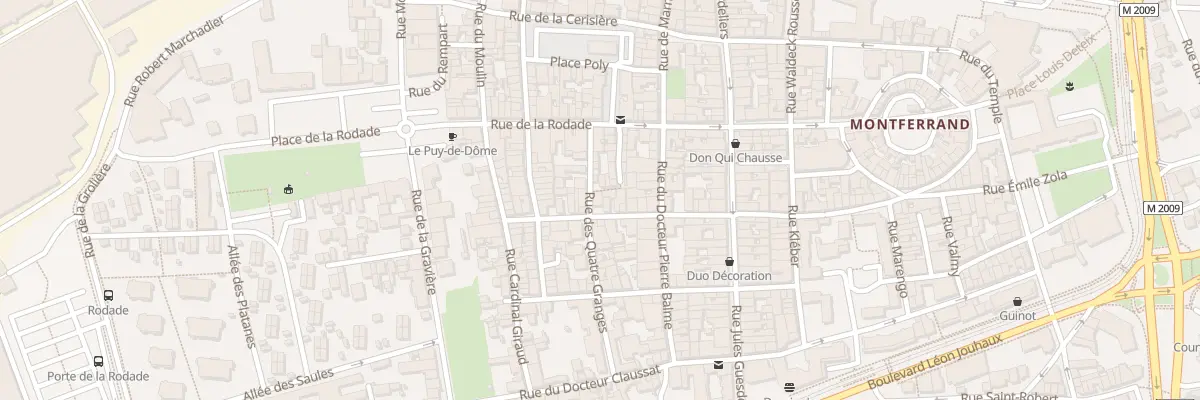 Plan du 28 Gr Gde Rue Languedoc à Clermont-Ferrand