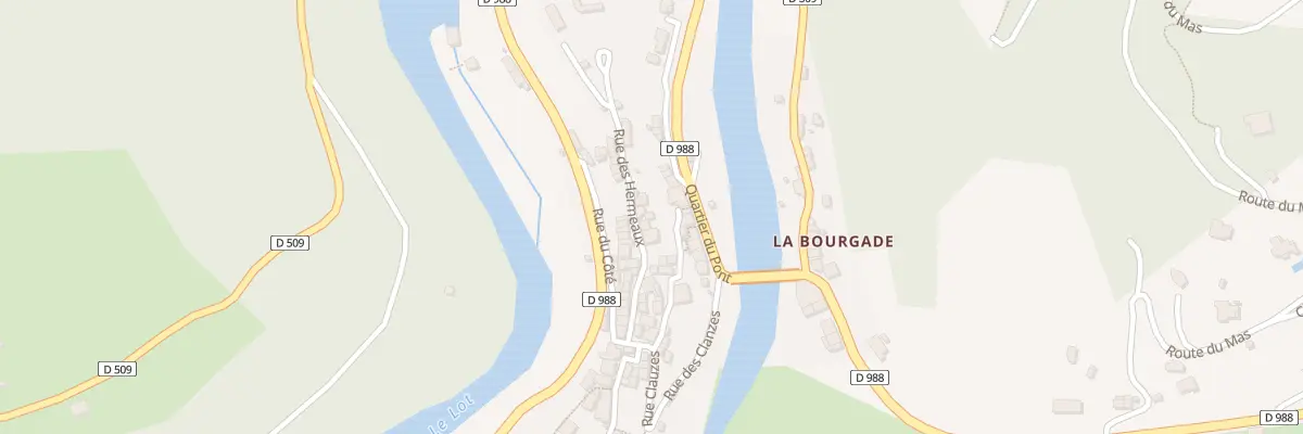 Plan du 16 Rue du Chateau des Hermaux à Saint-Laurent-d’Olt