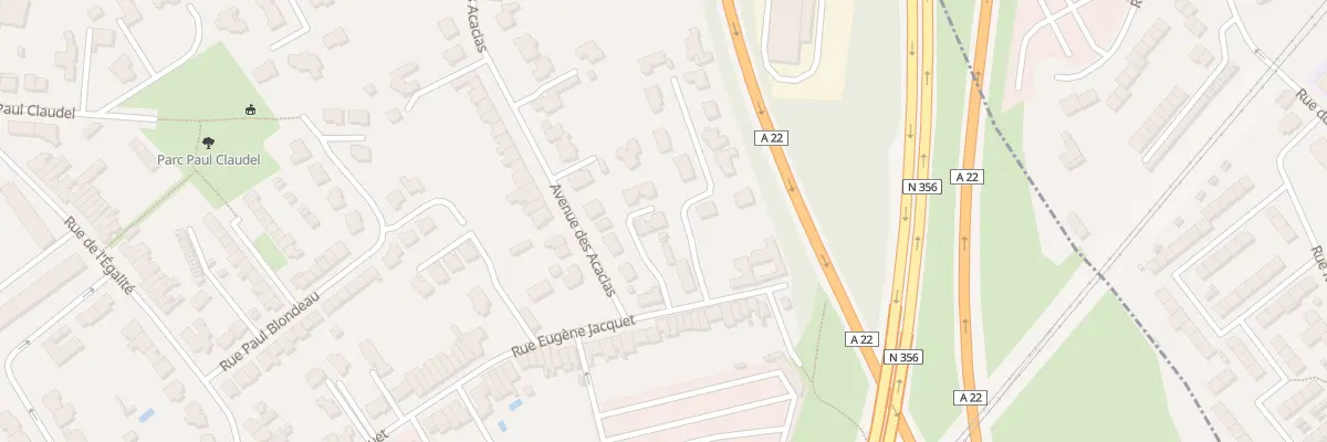 Plan du 165C Rue Eugène Jacquet à Marcq-en-Barœul