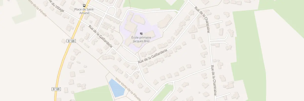 Plan du 261 Rue de la Gaillarderie à Mérignies