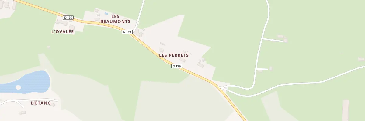 Plan du 5082 Les Perrets à Saint-Léopardin-d’Augy