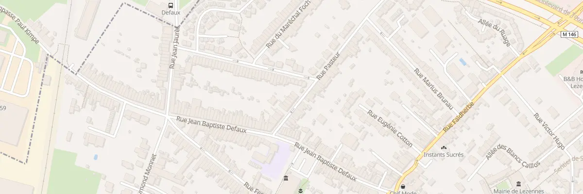 Plan du 13 Rue Pasteur à Lezennes