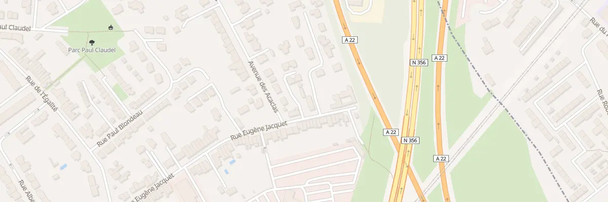 Plan du 165 Rue Eugène Jacquet à Marcq-en-Barœul