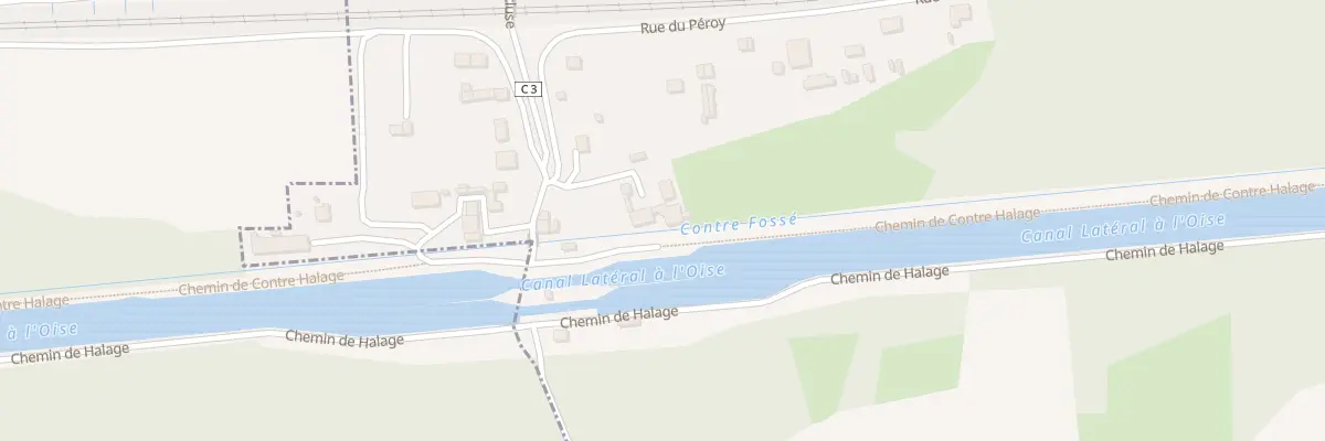 Plan du 889 Rue du Peroy à Appilly