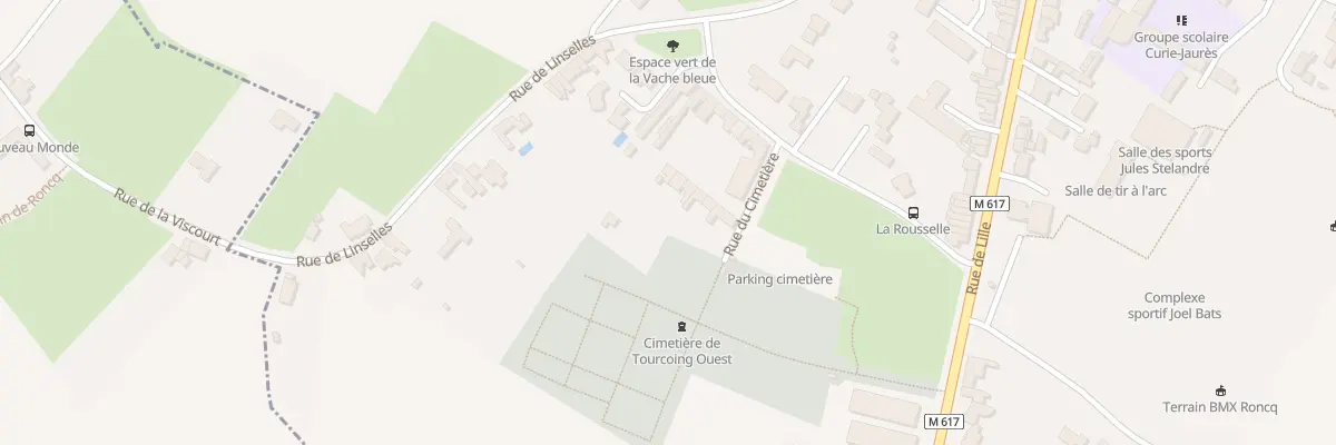Plan du 6 Rue du Cimetière à Roncq